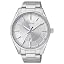 Silver-Tone Bracelet & White Dial