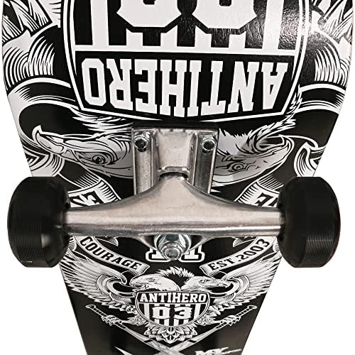 M.Y X-Skate Complete Skateboard 31" Double Kick Beginner Skateboard for Kids Teenagers & Adults 7 Ply Maple Deck ABEC 7 Bearings for tricks and skateparks