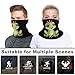 Cute Frog Fashion Neck Gaiter Cooling UV Protection Breathable Bandana Face Mask Scarf