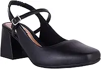 Sapato Feminino Mary Jane Boneca Romântica Bico Quadrado Salto Médio Moda