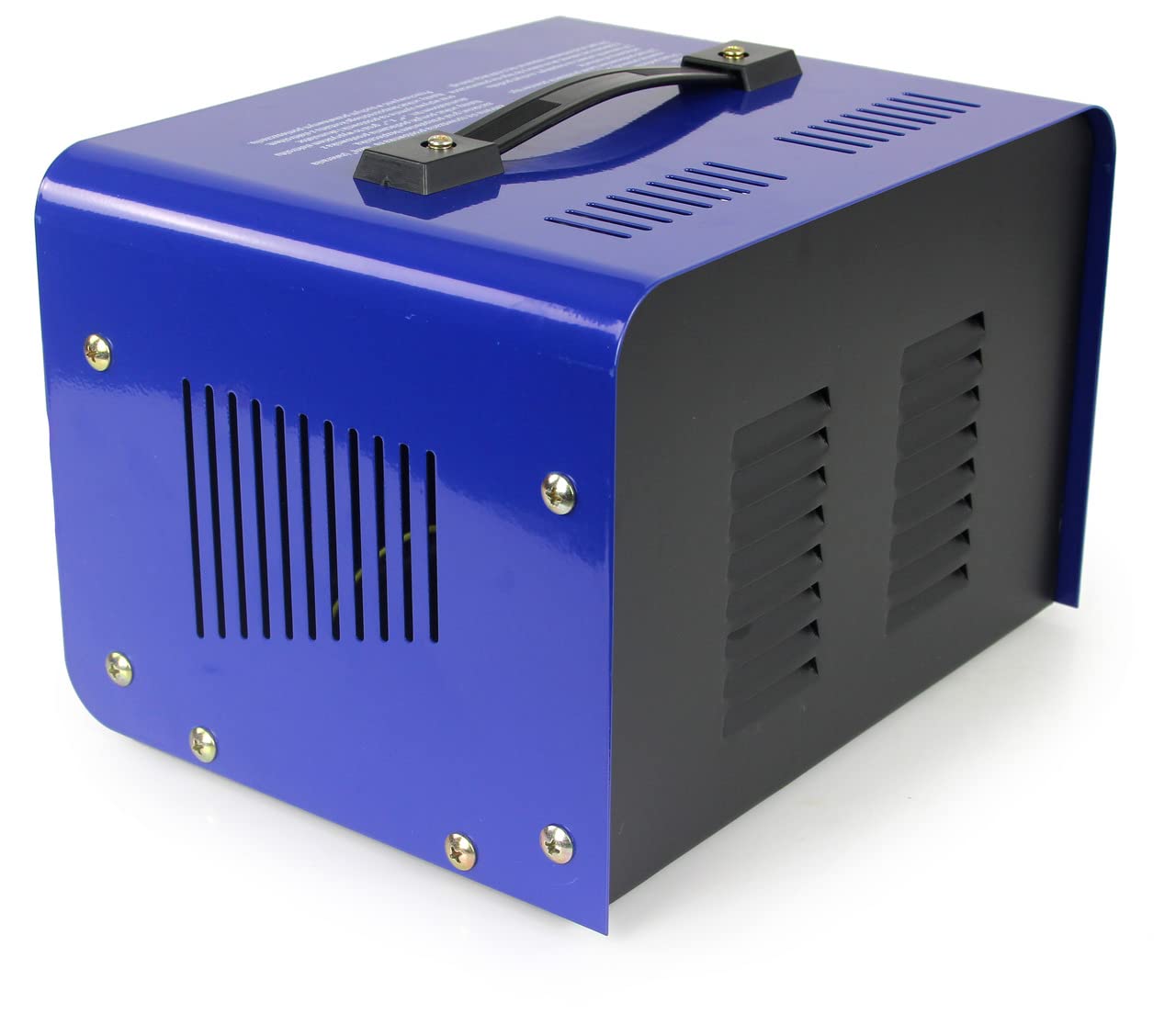 Cargador de coche y moto | con función de carga rápida | para baterías de plomo 12-24 V | 30-180 Ah | Portátil | Azul