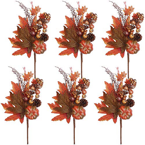 Top fall leaves decorations stems for 2021 Reviews Blue