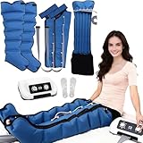 Lymphdrainage Gerät Beine Bei Lipödem, Venen Massagegerät Mit Timer-Funktion, Beinmassagegerät Mit 6 Luftkammern Einstellbarer Druck, Ideal Bei Lipödem, Wassereinlagerungen Und Schwellungen