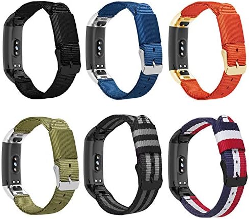 Shieranlee Nylon NATO Watch Strap Compatible with Huawei Band 3 Pro/4 Pro, colour19, 3pro - Image 4