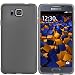 Produktbild mumbi Hülle kompatibel mit Samsung Galaxy Alpha Handy Case Handyhülle, transparent schwarz