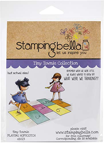 Stamping Bella Cling Stamps-Tiny Townies Playing Hopscotch