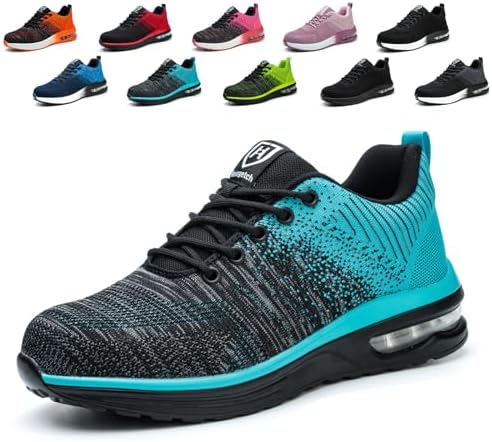 Werkschoenen Heren Dames Lichtgewicht Veiligheidsschoenen Stalen Neus Ademende Beschermende Sneakers (Color : Gray, Size : 44 EU Werkschoenen Heren Dames Lichtgewicht Veiligheidsschoenen Stalen Neus Ademende Beschermende Sneakers (Color : Gray, Size : 44 EU