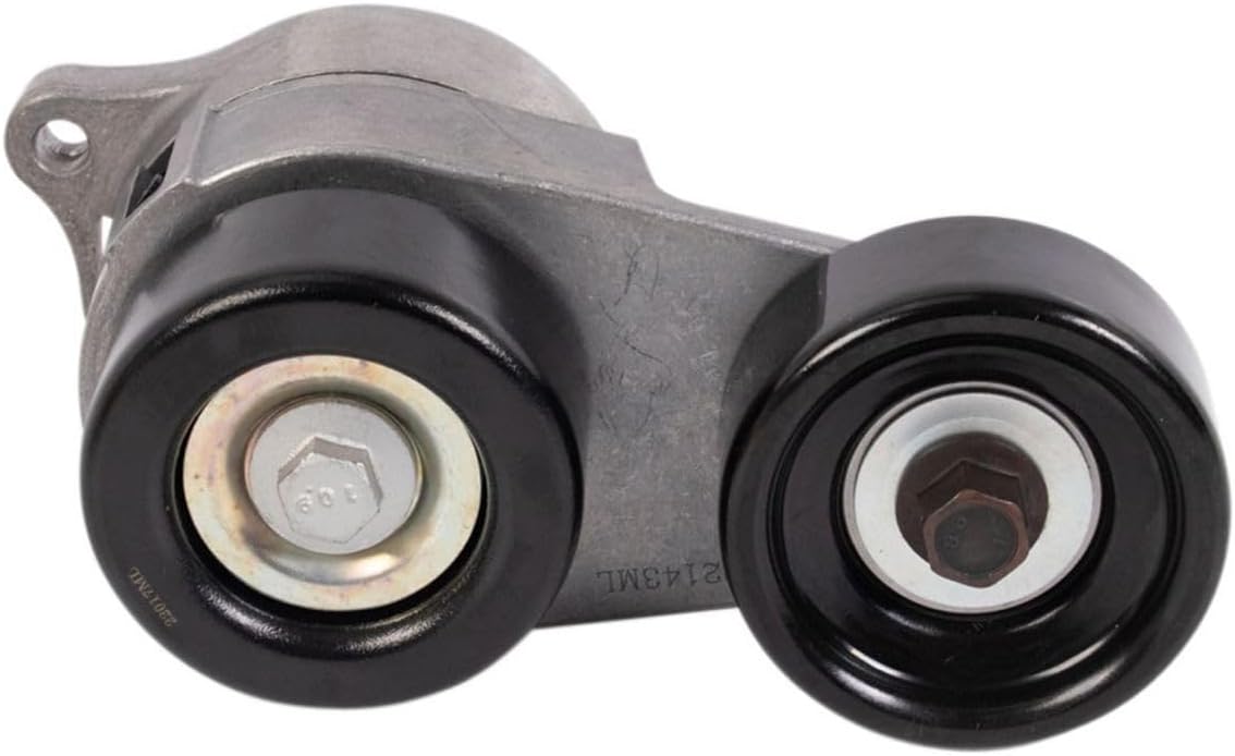 Belt Tensioner Serpentine for Ridgeline for Pilot for Odyssey for Accord for ZDX for TL for MDX RL Idler Silver & Black 2-Pulley Quantity
