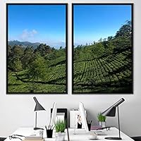 2 Piece Framed Canvas Wall Art Greenlands Canvas Prints Home Artwork Decoration for Living Room,Bedroom - 16