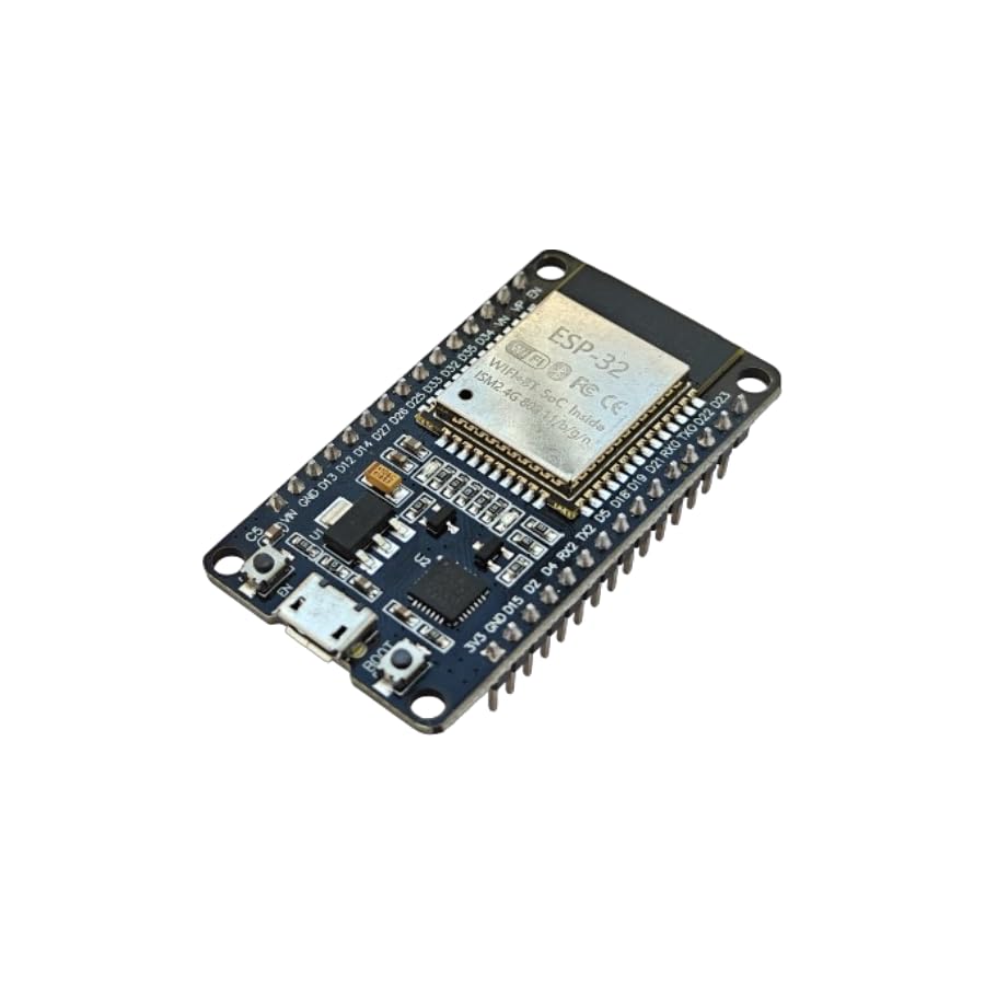 ESP32 Development Board DevKit V1 30-Pin with ESP32-WROOM-32, Dual-Core 240MHz, WiFi & Bluetooth 4.2, 4MB Flash, Micro USB, 3.3V Development Board for Arduino IDE, IoT, Robotics & DIY Projects-image-8