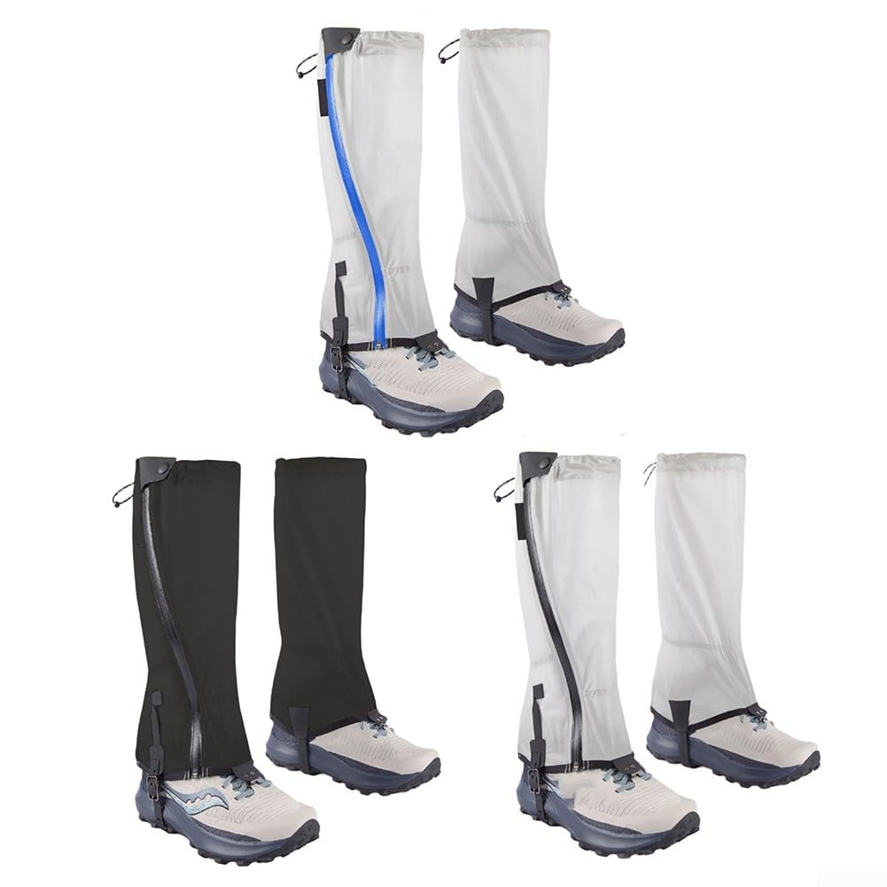 Ghette da escursionismo, impermeabili, traspiranti, rivestite in PU4000, in nylon 20D, con design Hypalon resistente agli strappi e parti sostituibili, per uomini e donne, per attività