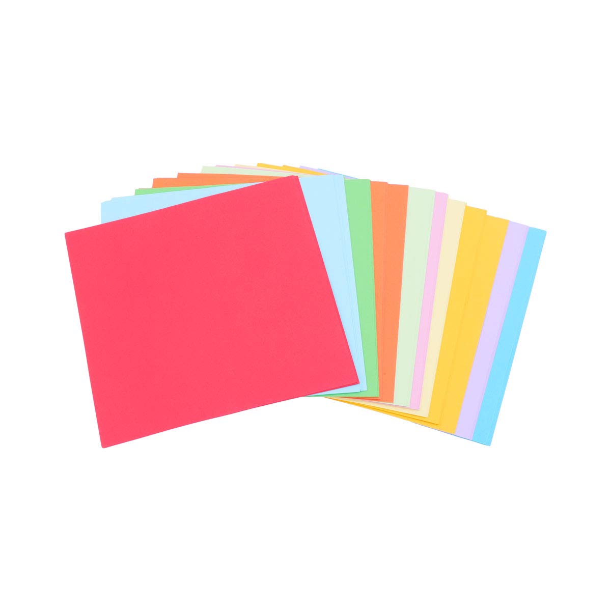 Homoyoyo 400fogli Carta Colorata per Origami da Lavoro Mano Carta da Lavoro per Ragazzo Ragazza Ragazza Colori Misti per Casa Ufficio e Feste Colore Casuale