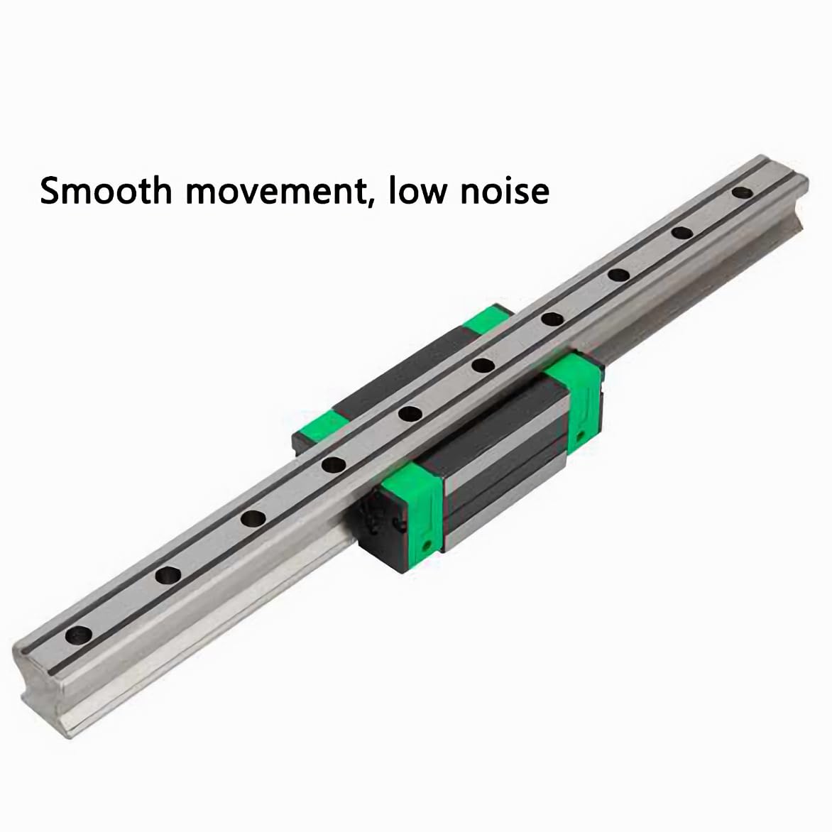 QEH15CA Linear Rail Carriage Block, Bearing Steel Square Slide Carriage Slider for QEH15 and EGR15 Linear Rail Guide, for DIY 3D Printer, Lathes, CNC Machine