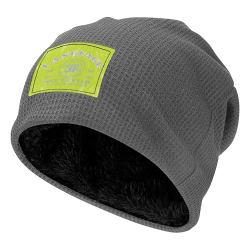 Bonnet gaufré léger et chaud doublé polaire pour événements extérieurs