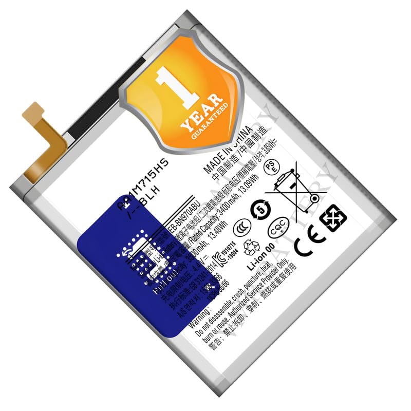 Image of Original EB-BN970ABU Battery Compatible for Samsung Galaxy Note 10 (SM-N970F, SM-N970U, SM-N970U1, SM-N9700, SM-N970W, SM-N9700, SM-N970N, SM-N970X) - (3500mAh) - 1 Year Warranty K7