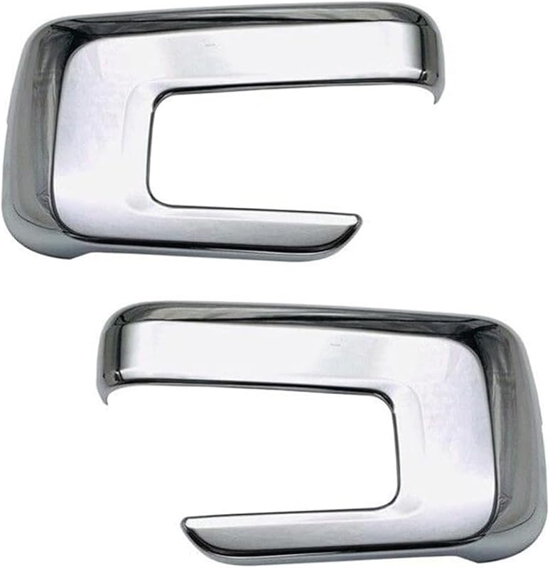 Capa de acabamento do retrovisor lateral Keptrim para Ford F150 2021–2025, ABS cromado – 2 peças