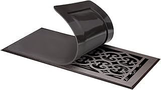 Home Vents Cover 2 Pack, 7.5 x 12 inches Strong Magnetic AC and HVAC Vent Covers, Pocket Design Fits for Most Floor, Wall, Ceiling and Air Registers Vents with The Damper Wheel, Brown