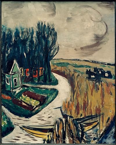 Lienzo de Max Beckmann Paesaggio con mucche ideal para regalo cultural 60x90