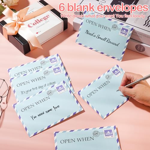 Image of Graduation Gifts 2026-26pcs Open When envelopes,Open When Letters,College Survival Gift Card Book,College Gift Card envelopes Gifts,end of Year Student Gifts for her,him,Friends,Son-Pink