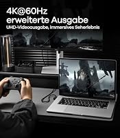 Aulumu M07 240W USB C auf USB C Kabel 1,2M PD3.1 Gen2 Schnellladekabel 10 Gbit/s 4K 60Hz Videoausgang USB C Ladekabel für iPhone 17 16 15 Pro Max MacBook Pro NVMe SSD, Galaxy S25 S24, Kohlefaser-Kabel – Ansicht 4