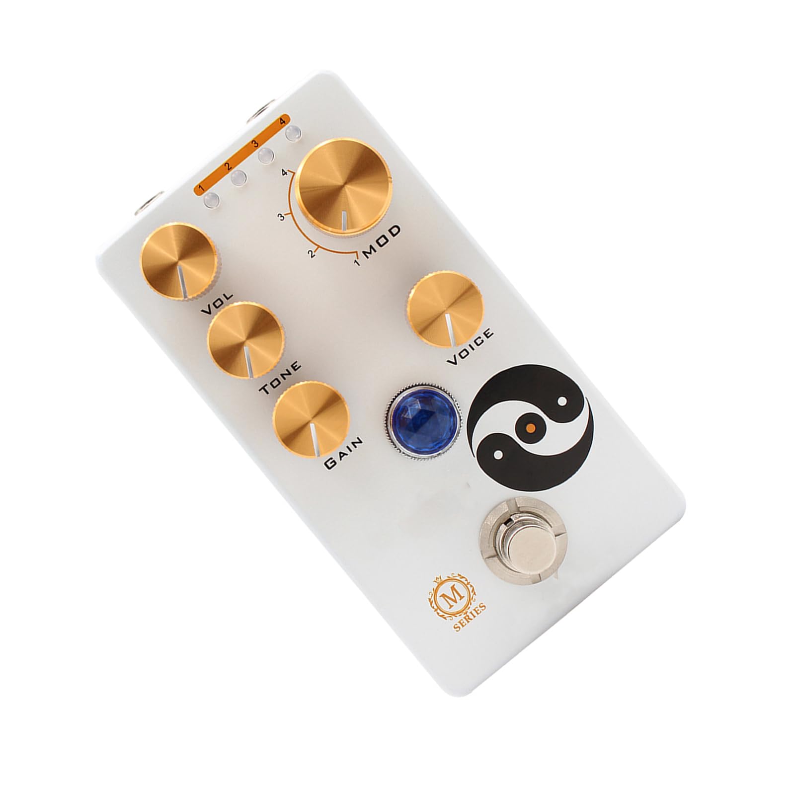 Chitarra Overdrive Effetti Pedale Volumi/Tono/Guadagni/Voce/Manopola 4 Modalità Effetti Effetti Chitarra Elettrica Accessori