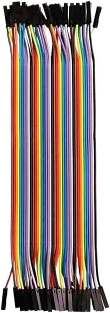 40PIN 10CM 20CM 30CM 40CM Line Male to Male Female to Male Female to Female Jumper Wire Cable(Fe to Fe,10cm)