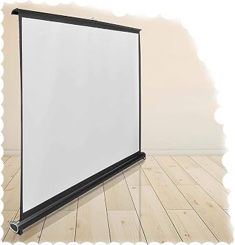 Manual Pull Up Projector Screen 20" 30" 40" 50" Portable Projection Screen, Tabletop Movies Screen for Home Theater Office Travel Camping40inch 43