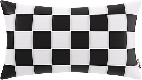 Miniatura 149 de BRAWARM Fundas de almohada de piel sintética de 20 x 20 pulgadas, paquete de 2, fundas de almohada de cuero crema, almohadas decorativas de cuero