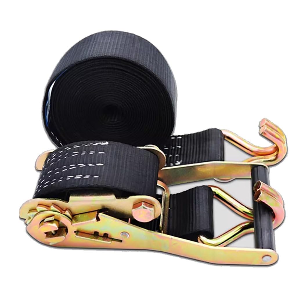 1 Juegos De Correas De Trinquete Resistentes,Correas De Trinquete De Amarre para Coche, Correas De Tensión Ajustables con Ganchos, Adecuadas para Motocicletas, Carga, Camiones(L 21m/826.8in)