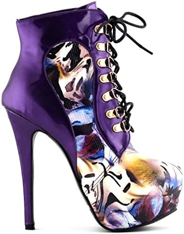 Show Story Purple Classic 6" 6 inch Designer Cute Highest Shoes,LF80831PP39,8US,Purple