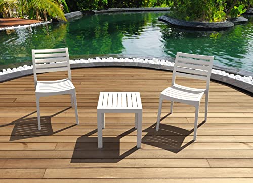 Compamia Ares Outdoor Patio Dining Chair In White (Set Of 2) #TOP6