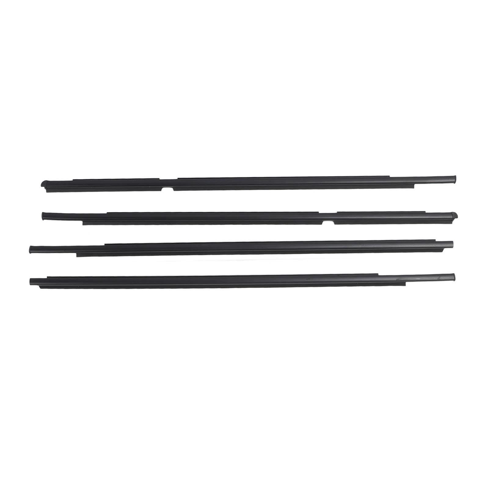 for Toyota for Yaris 2005‑2011 68210-52110 4PCS Car Door Window Weatherstrip Seal Sealing Strip 68160-52110 ATGCBCAUF
