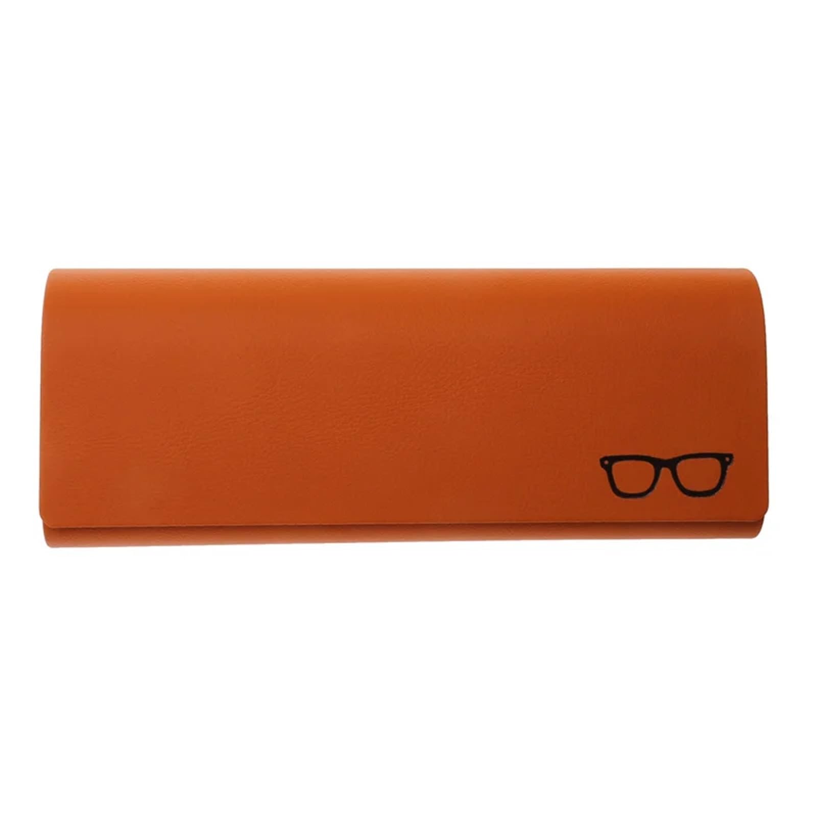 Brillenetui aus PU-Leder for Damen und Herren, Aufbewahrungsbox for Sonnenbrillen bei Kurzsichtigkeit Alterssichtigkeit, tragbar, druckabweisend