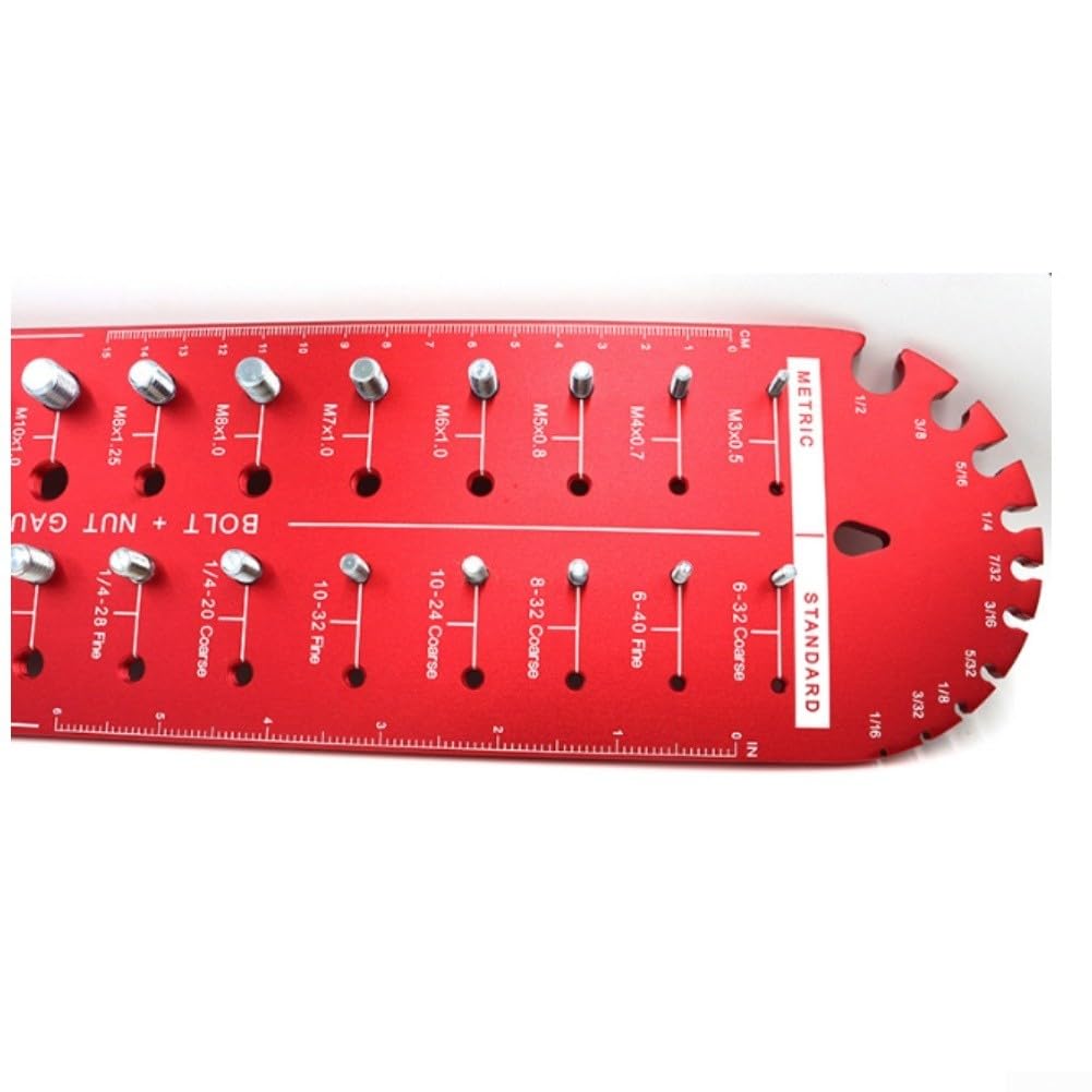 Gewindelehre Metall 3mm-14mm Hochgenau Gewindelehre Metall 3mm-14mm