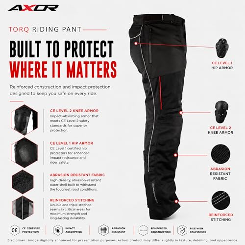 Image of Axor Torq Riding Pant Black -L
