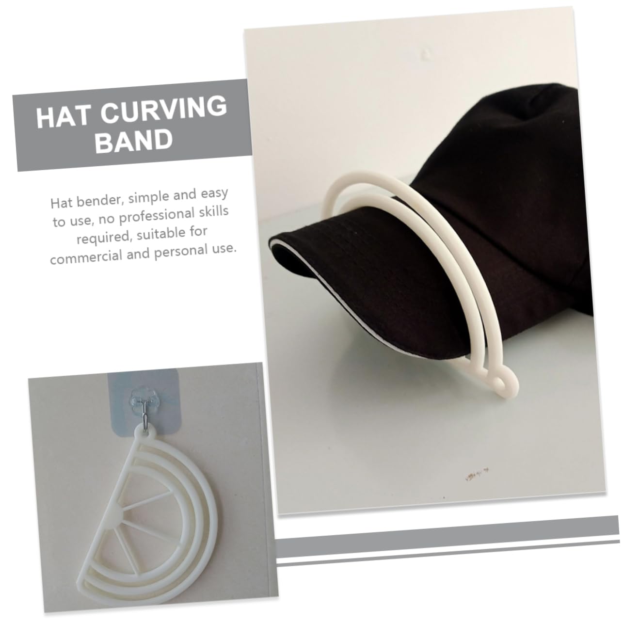 Amosfun 20pezzi Hat Brim Bender Strumento Per Per Curve Su Baseball Compatibile Per Personale e Facile Trasportare e