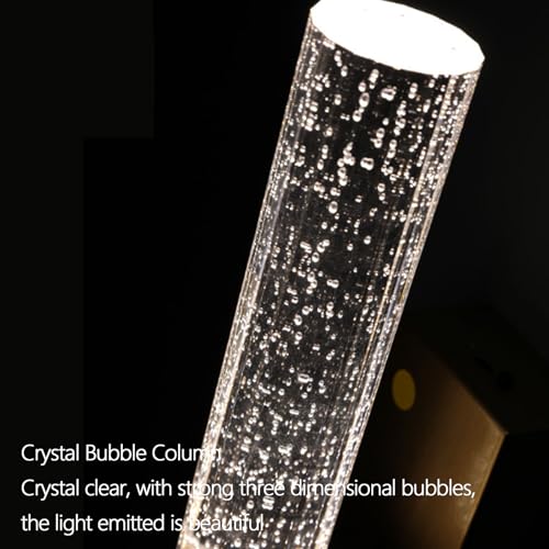 Lámpara de pared de cristal de burbuja y diseño moderno de hierro 4