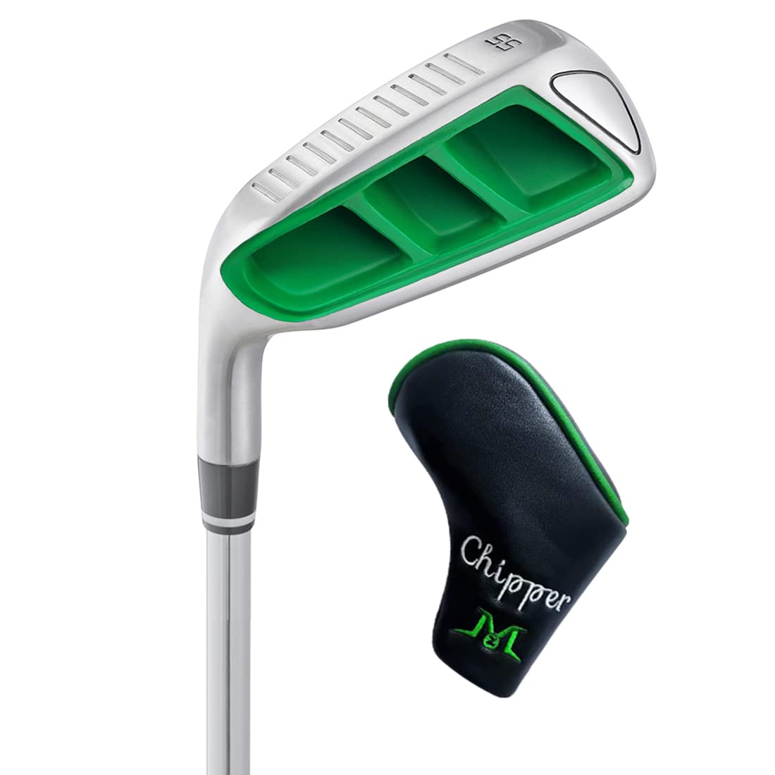 MAZEL Golf Chipper für Herren, Linkshänder, 35, 45, 55, 60 Grad Edelstahlschaft