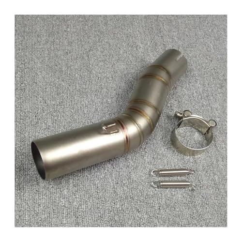 VVKFTP Auspuffschalldämpfer Für Suzuki Für GSXR1000 Moto Auspuffrohr Auspuffanlage Schalldämpfer Moto Auspuff Hinten Rohr Motor Auspuff Mittleren Link Rohr