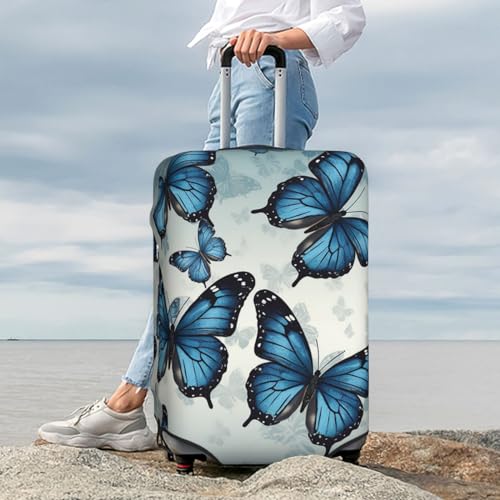 Housse de protection valise extensible papillon pour vos vacances