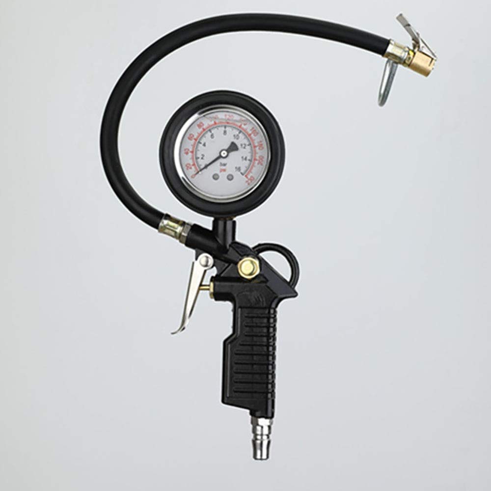 Manómetro para neumáticos, Detector de presión neumáticos, pistola aire carga, for mantenimiento(A3)