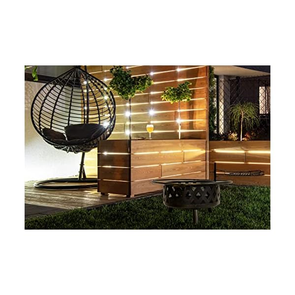 Bluegrass Living Fire Pit for Outdoor Use, Wood Burning, Includes Cooking Grid, Weather Cover, Spark Screen, and Poker (Steel with Grid) - Image 6