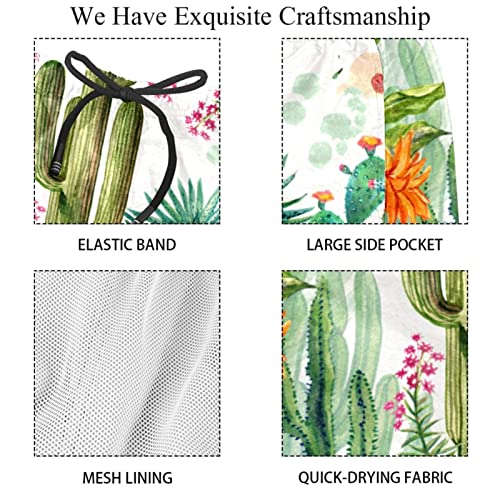 Maillots de bain pour hommes en vacances short de plage cactus - 4