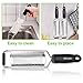 SICACO Cheese Grater Zester, HandHeld Metal Grater for Coconut,Ginger,Lemon,Garlic,Carrot,Potato,Parmesan. Safety and Premium Kitchen Grater.