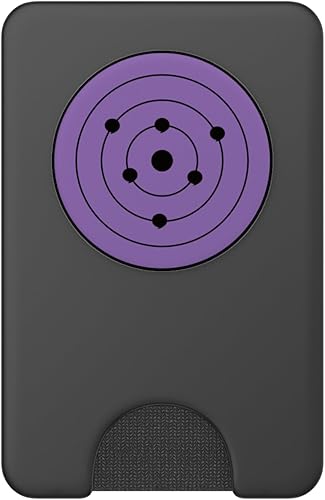 Miniatura 8 de Estilo anime japonés manga estilo cómic patrón negro púrpura PopSockets estándar PopGrip