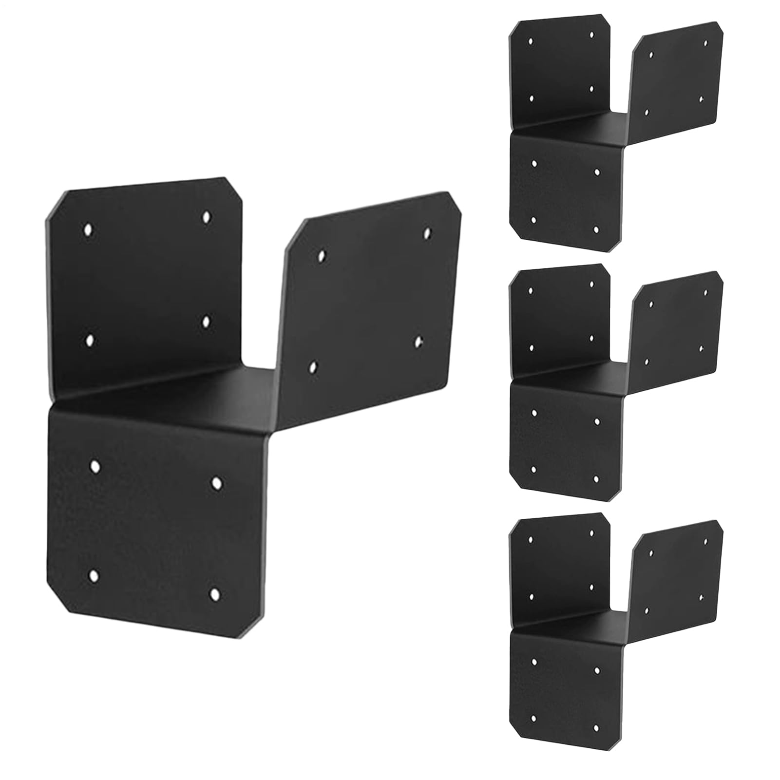 Staffe per tetto pergola in acciaio, 4 pezzi, resistenti