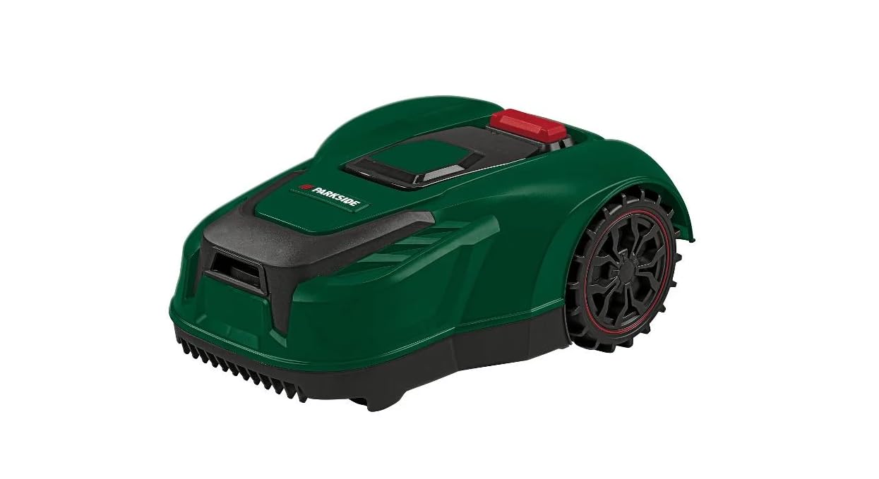 PSIDE Parkside® 20 V Cortacésped robótico PMRA 20-Li B2, hasta 500 m², Ancho de corte: 18 cm, Motor sin escobillas (Motor sin escobillas)