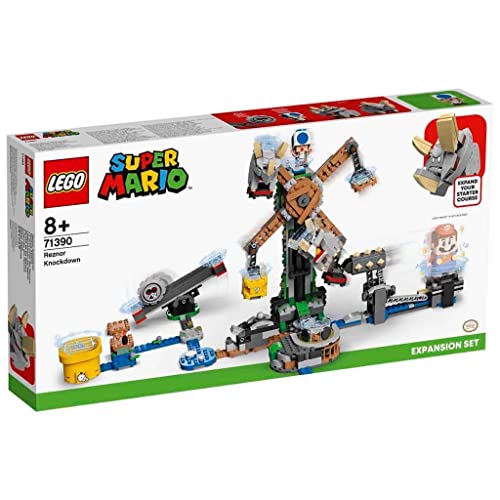 LEGO 71390 Super Mario Reznors Absturz – Erweiterungsset, baubares Kinderspielzeug zum Sammeln, tolles Geschenk für Weihnachten