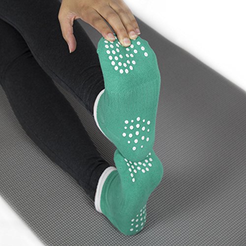 Pack of 5 Non Slip Cotton Yoga & Pilates Sock4