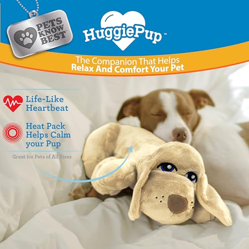 image for Pets Know Best HuggiePup by Pets | Comfort Companion with Heartbeat Sl